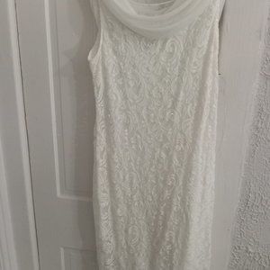 Cream lace dress new with tags